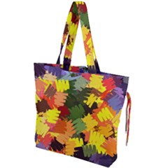 Mural Murals Graffiti Texture Drawstring Tote Bag