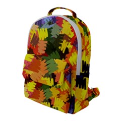 Mural Murals Graffiti Texture Flap Pocket Backpack (large) by Sapixe