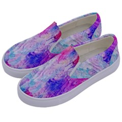 Background Art Abstract Watercolor Kids  Canvas Slip Ons by Sapixe