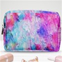 Background Art Abstract Watercolor Make Up Pouch (Medium) View1