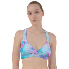 Background Drips Fluid Sweetheart Sports Bra by Sapixe