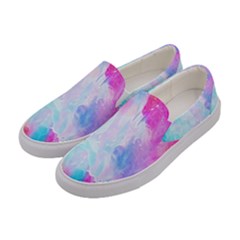 Background Drips Fluid Women s Canvas Slip Ons by Sapixe