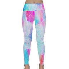 Background Drips Fluid Lightweight Velour Classic Yoga Leggings