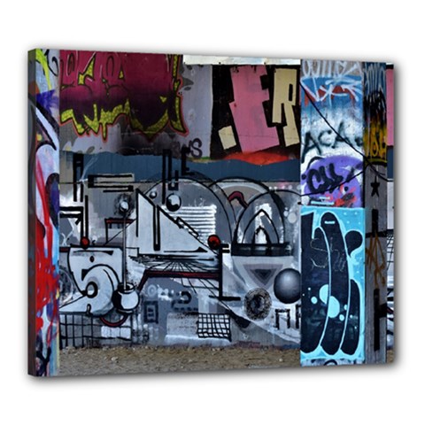 Lost Places Abandoned Train Station Canvas 24  X 20  (stretched) by Sapixe