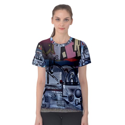 Lost Places Abandoned Train Station Women s Sport Mesh Tee by Sapixe