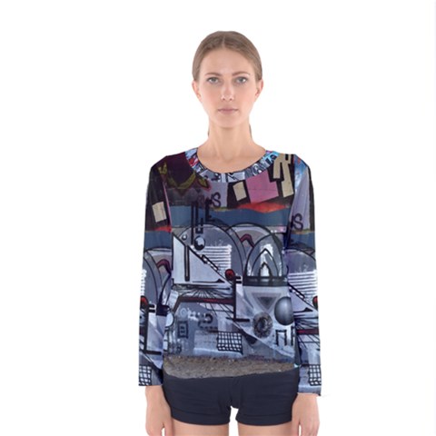 Lost Places Abandoned Train Station Women s Long Sleeve Tee by Sapixe