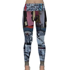 Lost Places Abandoned Train Station Lightweight Velour Classic Yoga Leggings by Sapixe