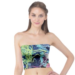 Wool Yarn Colorful Handicraft Tube Top by Sapixe