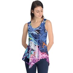 Wool Yarn Colorful Handicraft Sleeveless Tunic by Sapixe