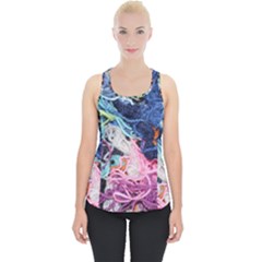 Wool Yarn Colorful Handicraft Piece Up Tank Top by Sapixe