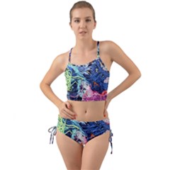 Wool Yarn Colorful Handicraft Mini Tank Bikini Set by Sapixe