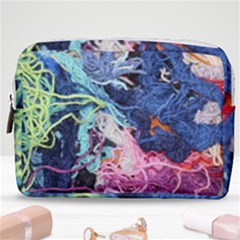 Wool Yarn Colorful Handicraft Make Up Pouch (medium)