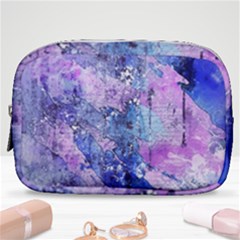 Background Art Abstract Watercolor Make Up Pouch (small)