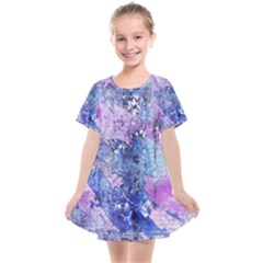 Background Art Abstract Watercolor Kids  Smock Dress