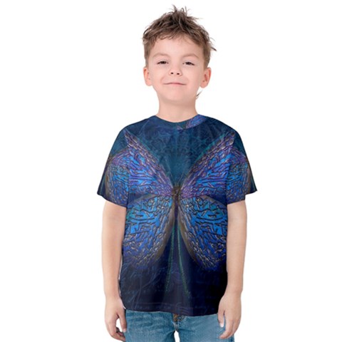 Butterfly Insect Nature Animal Kids  Cotton Tee by Sapixe