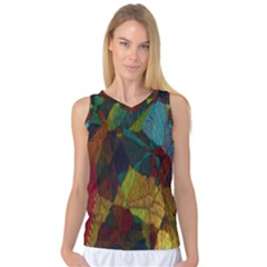 Background Color Template Abstract Women s Basketball Tank Top by Sapixe