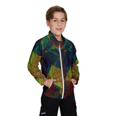 Background Color Template Abstract Windbreaker (kids) by Sapixe