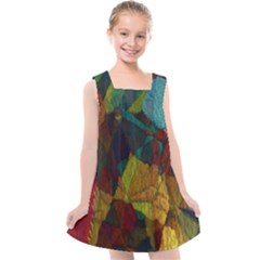 Background Color Template Abstract Kids  Cross Back Dress