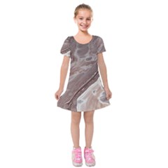 Mud Kids  Short Sleeve Velvet Dress by WILLBIRDWELL