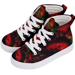 Background Art Abstract Watercolor Kid s Hi-top Skate Sneakers by Sapixe