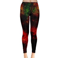 Background Art Abstract Watercolor Inside Out Leggings by Sapixe