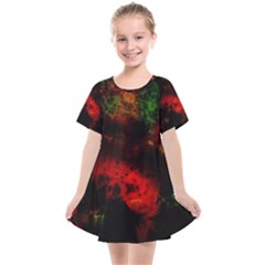 Background Art Abstract Watercolor Kids  Smock Dress by Sapixe