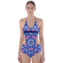 Digital Art Art Artwork Abstract Cut-out One Piece Swimsuit by Sapixe