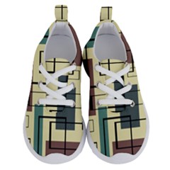 Mid Century Modern Rectangles Running Shoes by KayCordingly