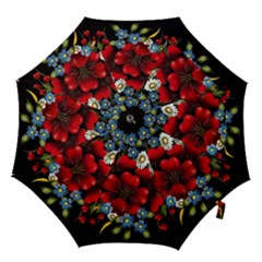 Flower Decoration Bouquet Of Flowers Hook Handle Umbrellas (small) by Sapixe