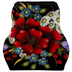 Flower Decoration Bouquet Of Flowers Car Seat Velour Cushion 