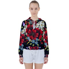 Flower Decoration Bouquet Of Flowers Women s Tie Up Sweat