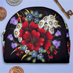 Flower Decoration Bouquet Of Flowers Horseshoe Style Canvas Pouch