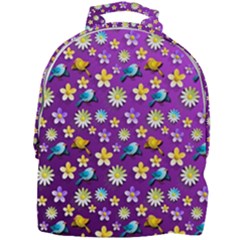 Default Floral Tissue Curtain Mini Full Print Backpack by Sapixe