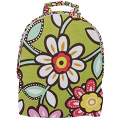 Flowers Fabrics Floral Design Mini Full Print Backpack