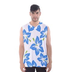 Hibiscus Wallpaper Flowers Floral Men s Basketball Tank Top by Sapixe