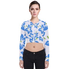 Hibiscus Wallpaper Flowers Floral Zip Up Bomber Jacket by Sapixe