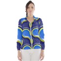 Pattern Curve Design Seamless Windbreaker (Women) View1