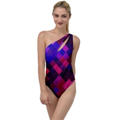 Pattern Seamless Pattern Tile To One Side Swimsuit by Sapixe