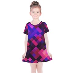 Pattern Seamless Pattern Tile Kids  Simple Cotton Dress by Sapixe