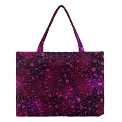 Retro Flower Pattern Design Batik Medium Tote Bag by Sapixe