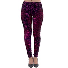 Retro Flower Pattern Design Batik Lightweight Velour Leggings by Sapixe