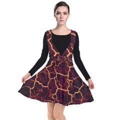 Lava Cracked Background Fire Other Dresses by Sapixe