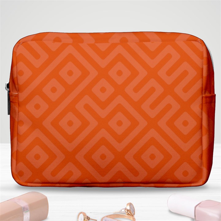 Seamless Pattern Design Tiling Make Up Pouch (Large)