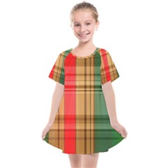 Seamless Pattern Design Tiling Kids  Smock Dress