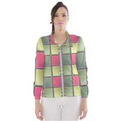 Seamless Pattern Seamless Design Windbreaker (women) by Sapixe