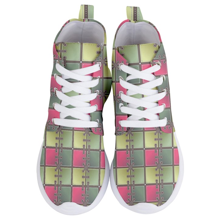 Seamless Pattern Seamless Design Women s Lightweight High Top Sneakers