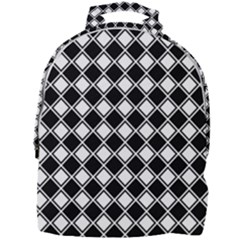 Square Diagonal Pattern Seamless Mini Full Print Backpack