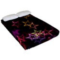 Stars Background Pattern Seamless Fitted Sheet (Queen Size) View2