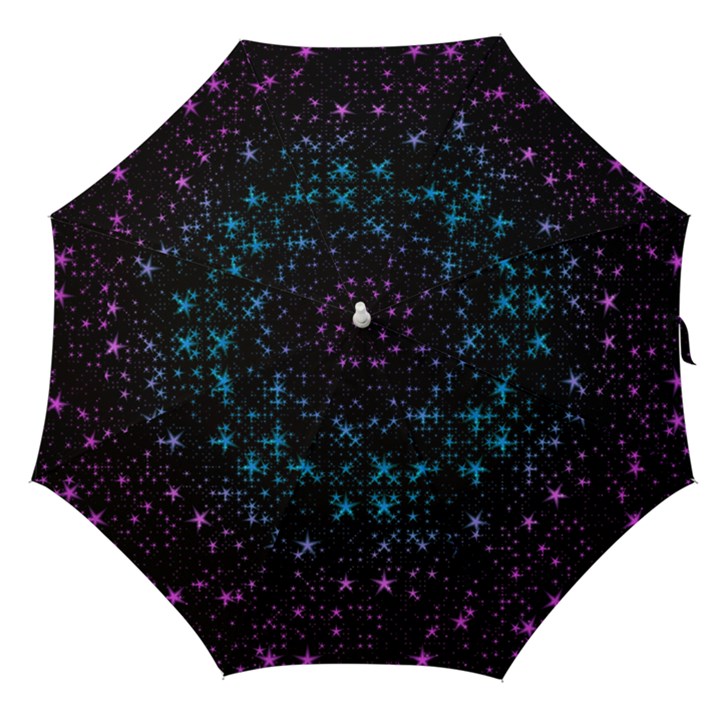 Stars Pattern Seamless Design Straight Umbrellas