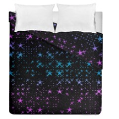 Stars Pattern Seamless Design Duvet Cover Double Side (queen Size) by Sapixe